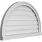 Ekena Millwork Round Top Surface Mount PVC Gable Vent: Functional, w/ 2"W x 2"P Brickmould Sill Frame, 32"W x 20"H GVPRT32X2003SF - alternate 2